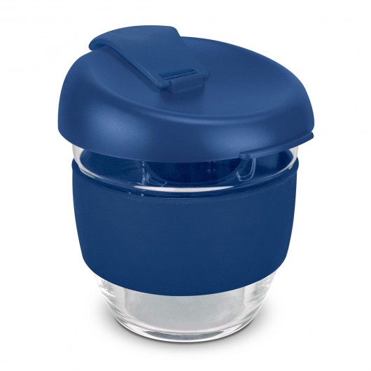 Dark Blue 250mL Borosilicate Glass Cups